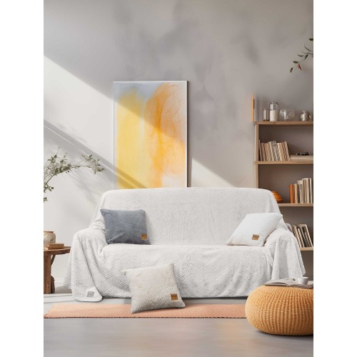 img-Ριχτάρι TRACE WHITE Ριχτάρι διθέσιου καναπέ: 180 x 250 εκ.