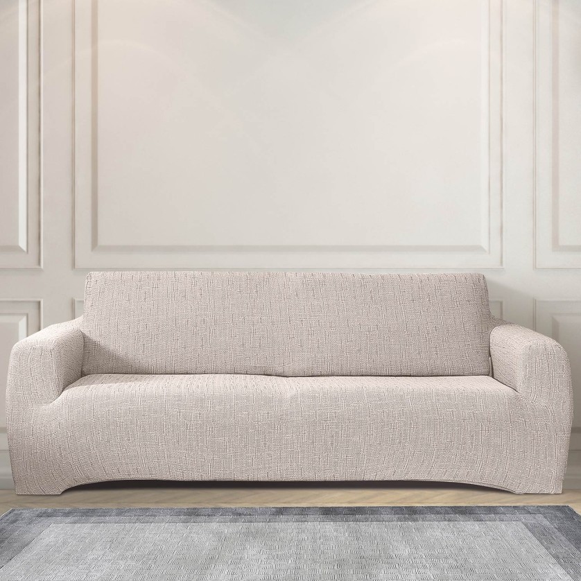 Ελαστικά καλύμματα καναπέ TRATINI BEIGE Ελαστικό κάλυμμα διθέσιου καναπέ Ελαστικά καλύμματα καναπέ TRATINI BEIGE Ελαστικό κάλυμμα διθέσιου καναπέ