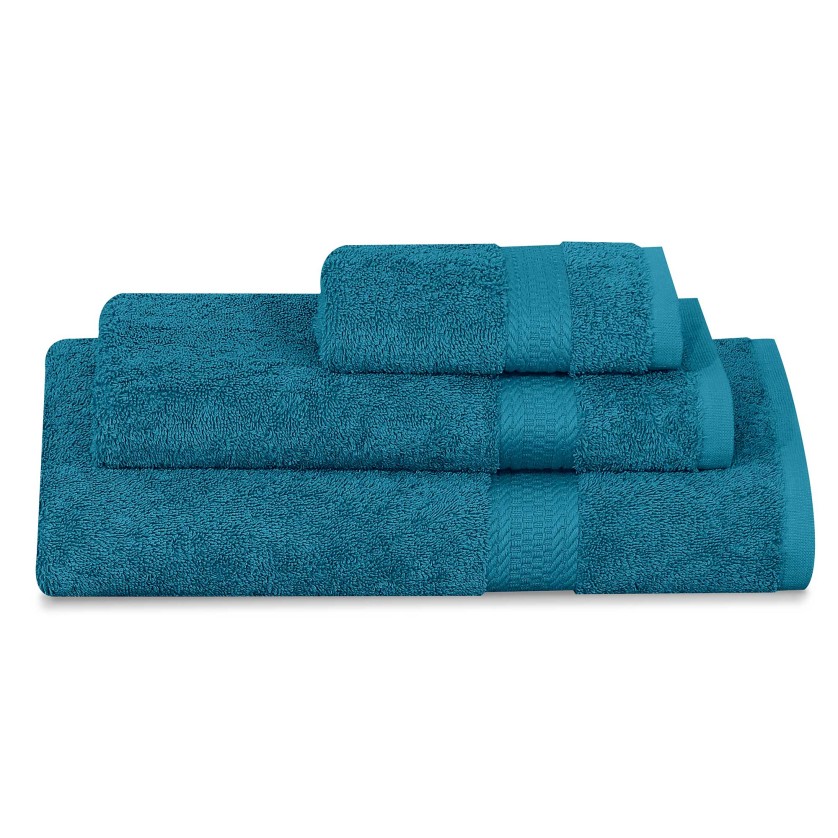 Πετσέτα UTOPIA PETROL Σετ πετσέτες 3 τεμαχίων (30 x 50 + 50 x 90 + 80 x 150 εκ.)