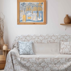 img-Διακοσμητικό Μαξιλάρι VELRION BEIGE Διακοσμητική μαξιλαροθήκη: 45 x 45 εκ.