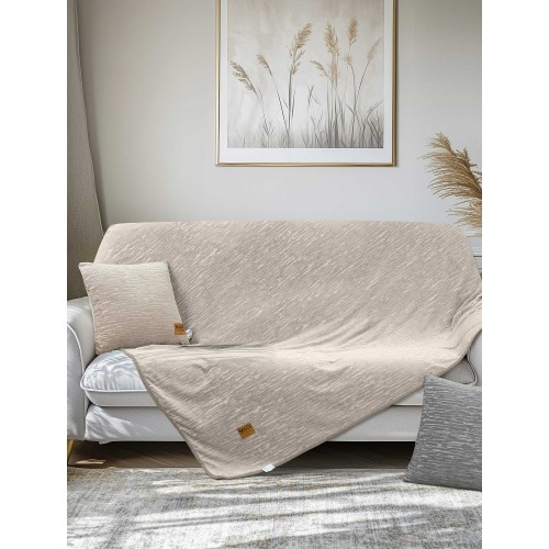 img-Διακοσμητικό Μαξιλάρι VERITAS BEIGE Διακοσμητική μαξιλαροθήκη: 45 x 45 εκ.