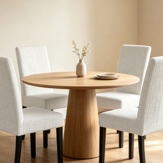 img-Ελαστικά καλύμματα τραπεζαρίας VEYRA BEIGE Σετ ελαστικά καλύμματα τραπεζαρίας έξι τεμαχίων