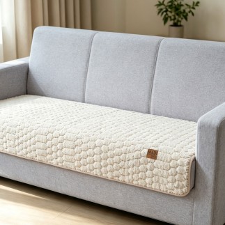 img-Μεμονωμένο γούνινo κάλύμμα VIRELLO BEIGE Μεμονωμένο γούνινο κάλυμμα πολυθρόνας 60 x 75 εκ.