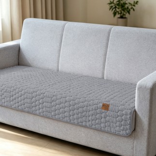 img-Μεμονωμένο γούνινo κάλύμμα VIRELLO GREY Μεμονωμένο γούνινο κάλυμμα πολυθρόνας 60 x 75 εκ.