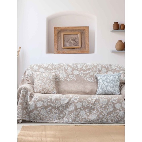 img-Ριχτάρι WARMORA BEIGE Ριχτάρι διθέσιου καναπέ: 170 x 250 εκ.