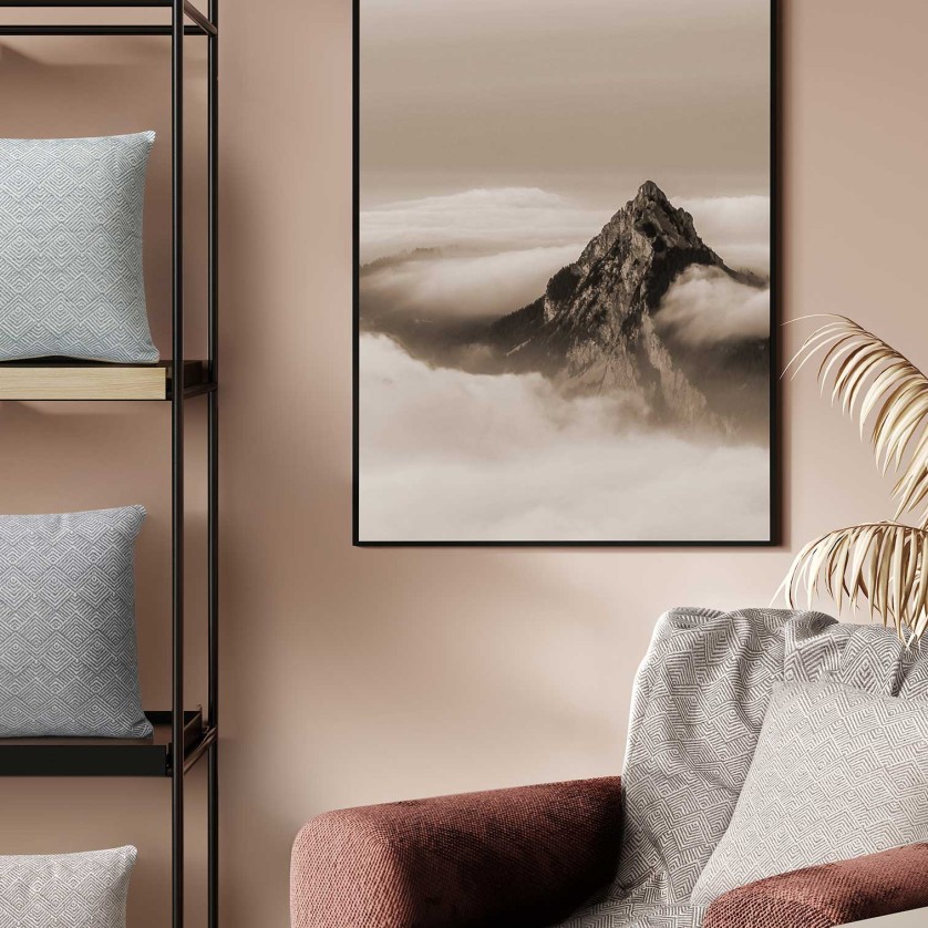 Διακοσμητικό Μαξιλάρι WELLEN BROWN Διακοσμητική μαξιλαροθήκη: 45 x 45 εκ.