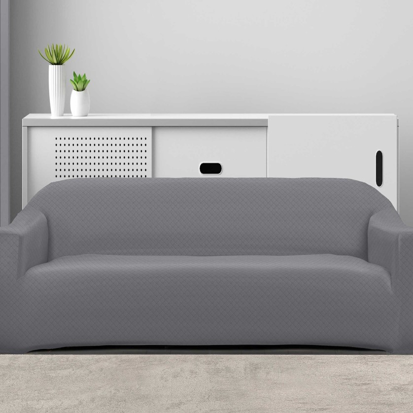 Ελαστικά καλύμματα καναπέ ZENTRA GREY Ελαστικό κάλυμμα διθέσιου καναπέ