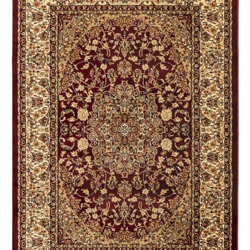 ΧΑΛΙ PERSIA 5649 BURGUNDY ΜΕ ΚΡΟΣΣΙ - SET067(2x140,1x200)  NewPlan