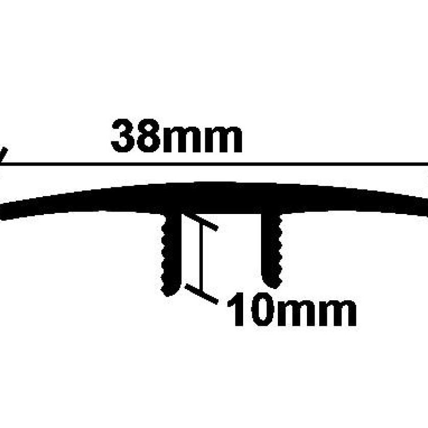 ΠΡΟΦΙΛ LAMINATE ΙΣΟΠΕΔΟ ΧΡΥΣΟ   38Χ2750mm NewPlan