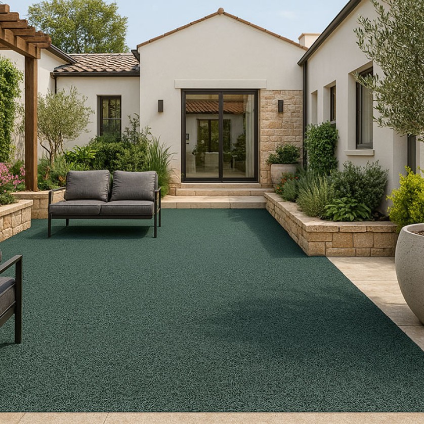 ΠΛΑΣΤΙΚΟ ΔΑΠΕΔΟ SPAGHETTI 12mm DARK GREEN 1.22M NewPlan