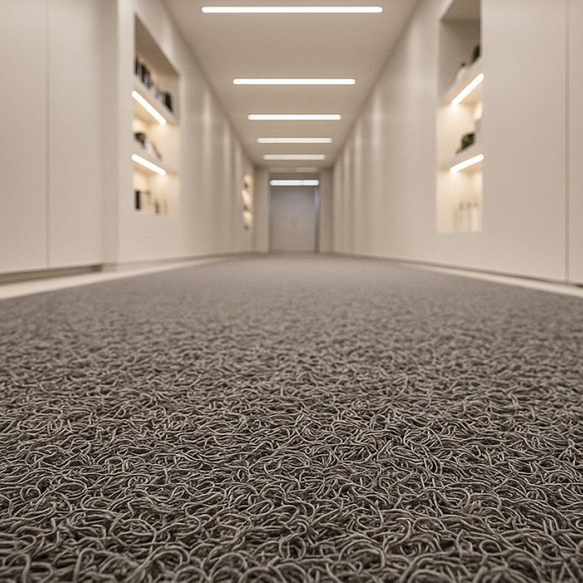 ΠΛΑΣΤΙΚΟ ΔΑΠΕΔΟ SPAGHETTI 12mm L.GREY 1.22M NewPlan