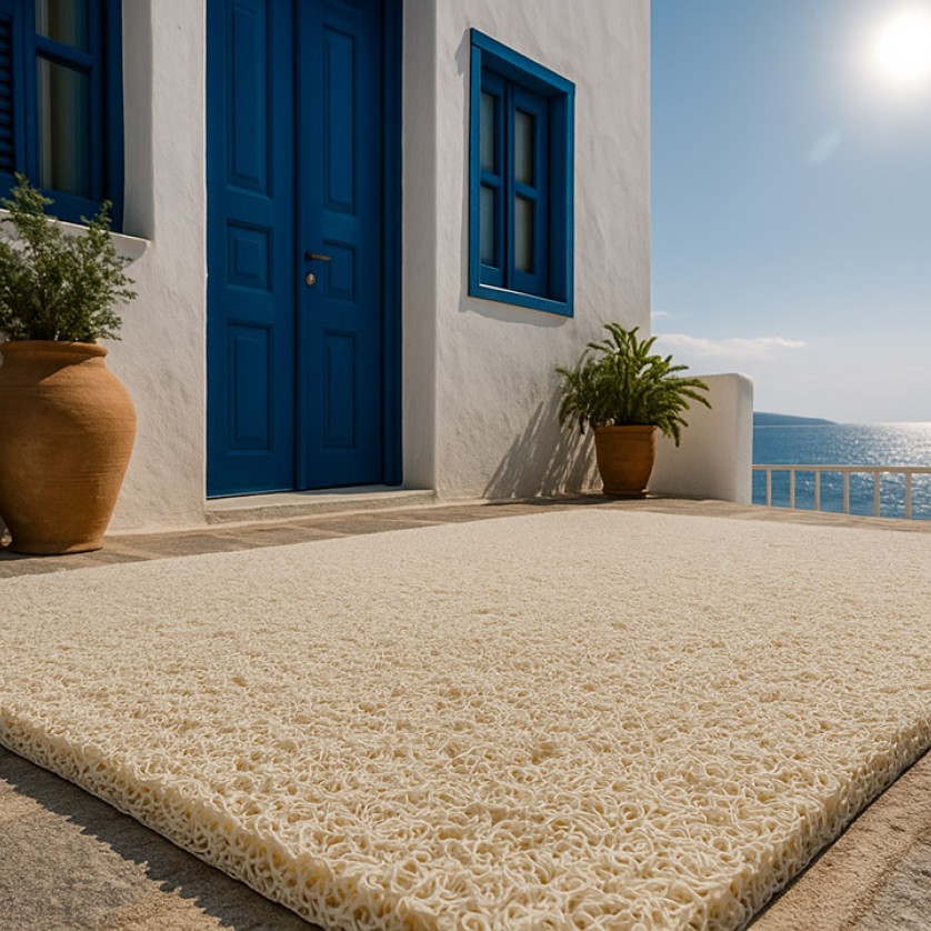 ΠΛΑΣΤΙΚΟ ΔΑΠΕΔΟ SPAGHETTI 12mm WHITE 1.22M NewPlan