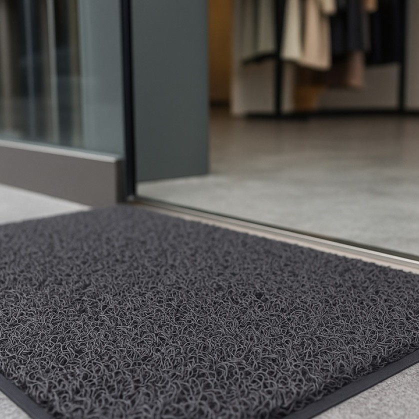 ΠΛΑΣΤΙΚΟ ΔΑΠΕΔΟ SPAGHETTI 15mm DARK GREY 1.22M NewPlan