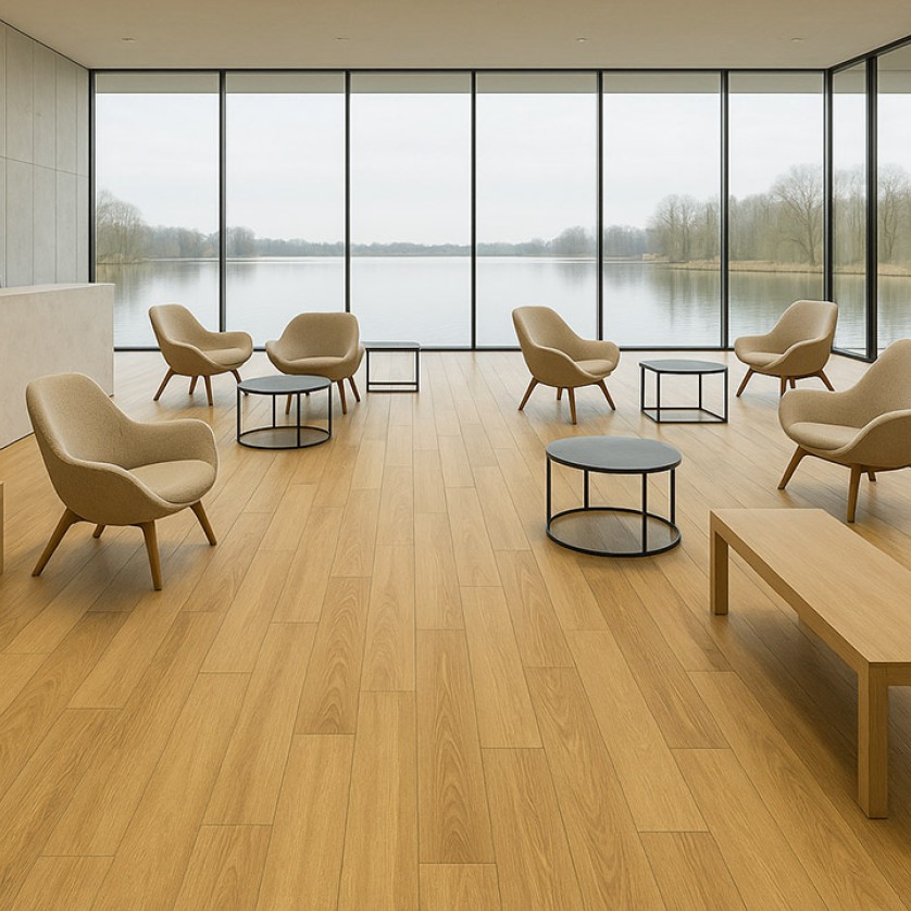 ΠΛΑΣΤΙΚΟ ΔΑΠΕΔΟ TRENTO 263L HONEY OAK 3M NewPlan