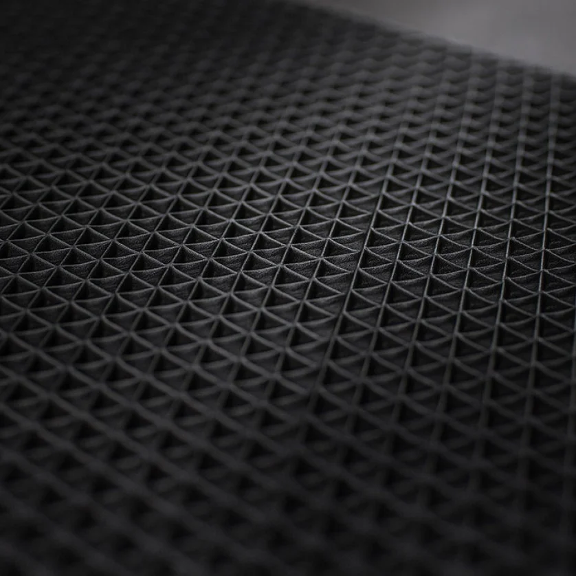 ΠΛΑΣΤΙΚΟ ΔΑΠΕΔΟ ZIGZAG ΜΑΤ 8mm BLACK 1.20Μ NewPlan