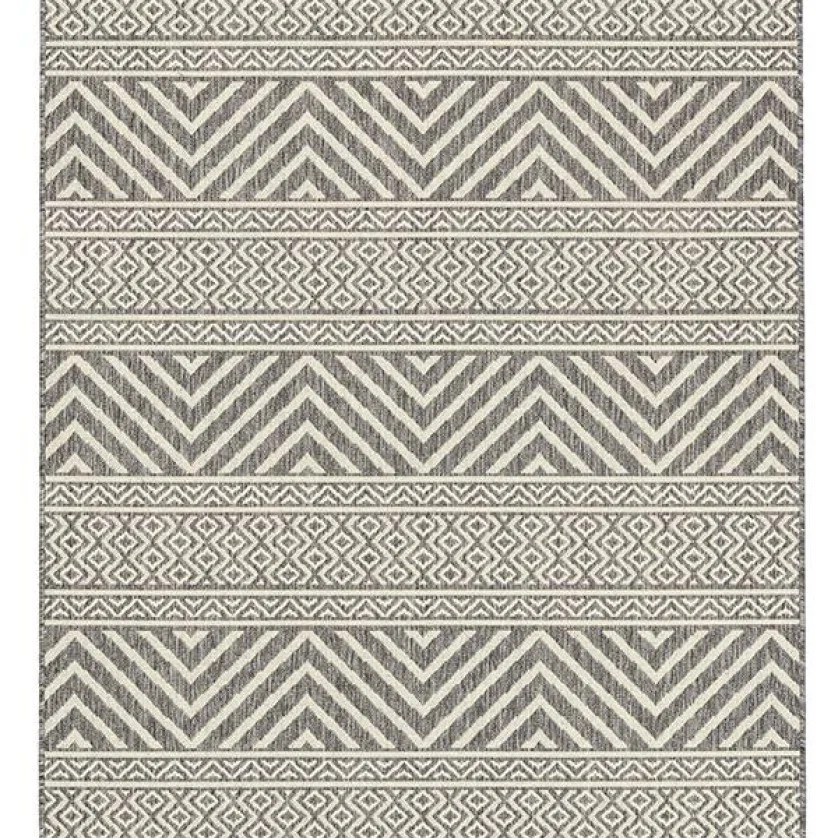 ΧΑΛΙ ETHNIK  7525D  GREY-ECRU - 070X140  NewPlan