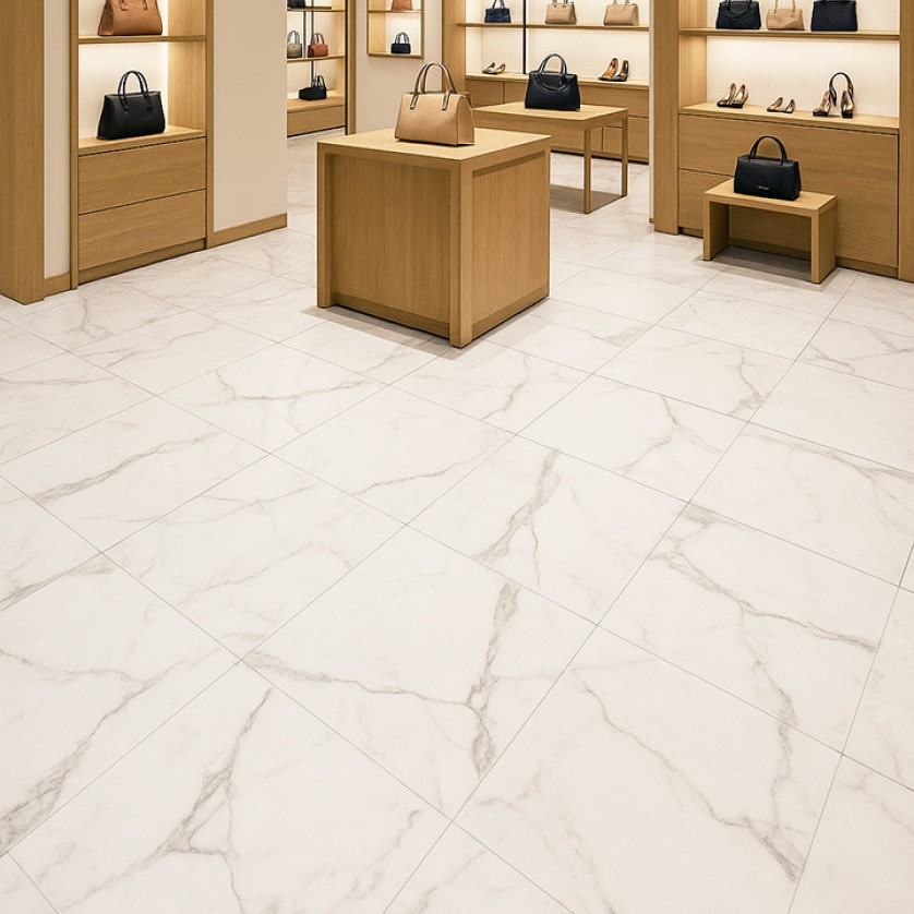 BASIC LVT ΒΙΝΥΛΙΚΟ ΠΛΑΚΑΚΙ 2mm CALACATTA MARBLE 38567 NewPlan BASIC LVT ΒΙΝΥΛΙΚΟ ΠΛΑΚΑΚΙ 2mm CALACATTA MARBLE 38567 NewPlan