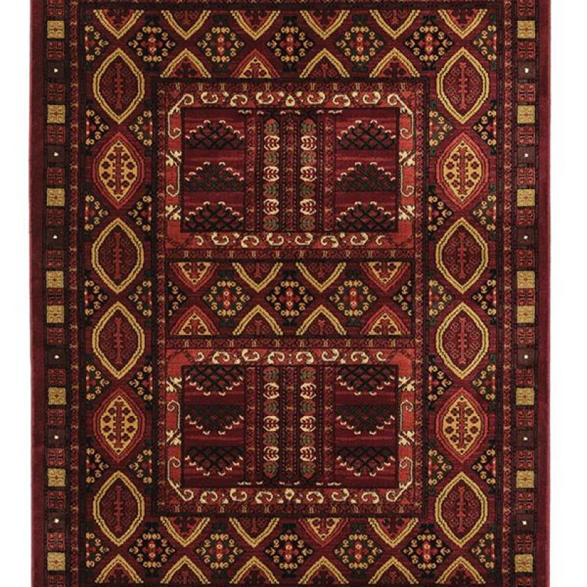 ΧΑΛΙ PERSIA 2273 BURGUNDY ΜΕ ΚΡΟΣΣΙ - 160X230  NewPlan