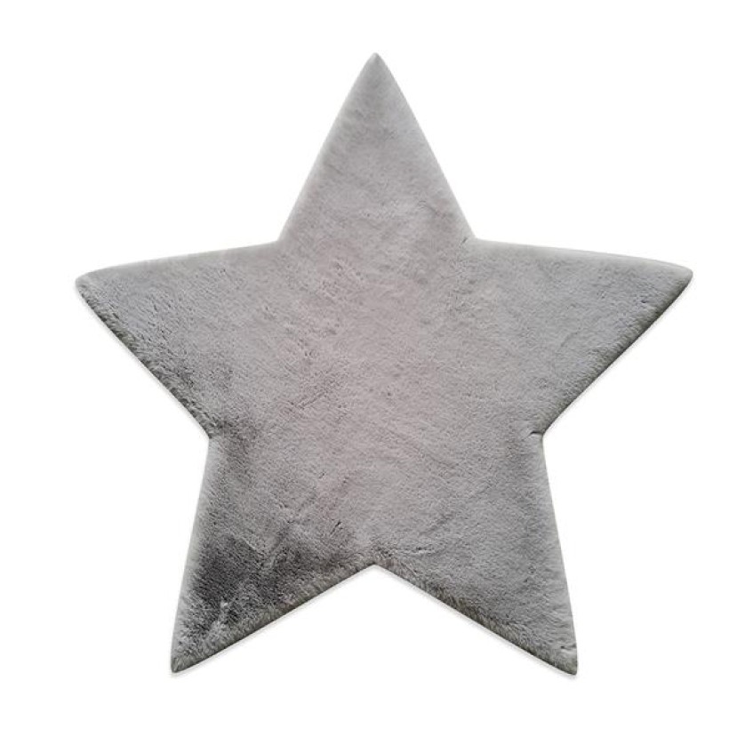 ΧΑΛΙ PUFFY FC6 LIGHT GREY STAR ANTISLIP - 160X160  NewPlan