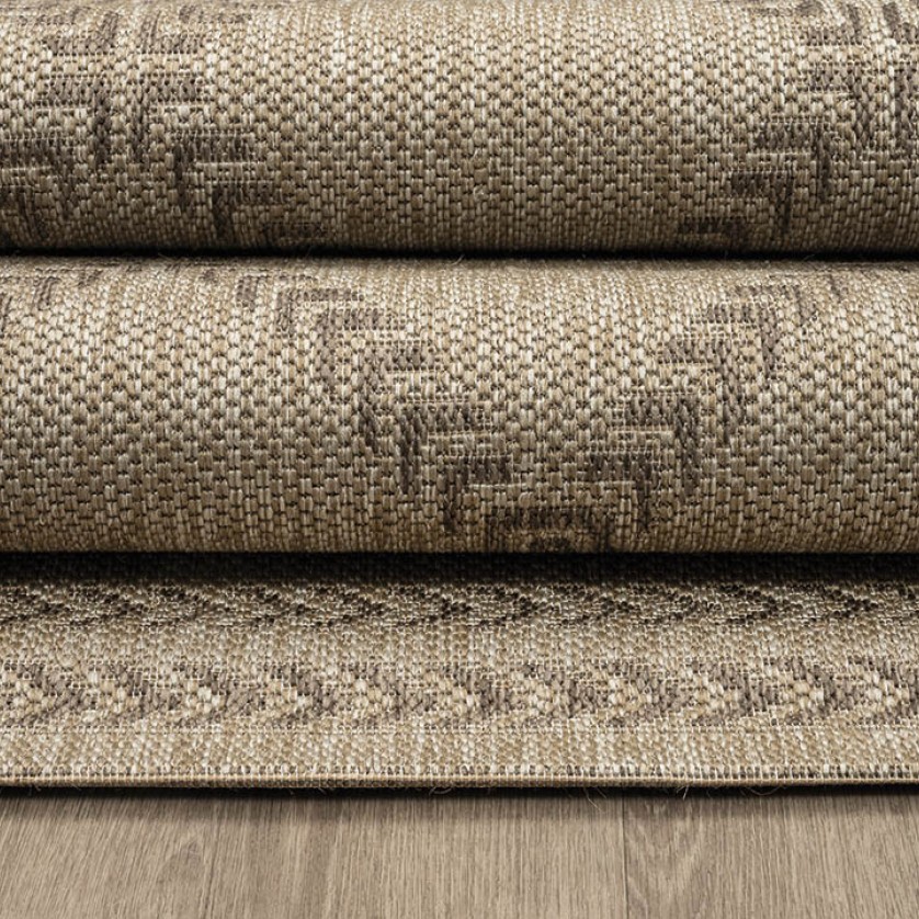 ΧΑΛΙ ETHNIK  2012C BROWN/CARAMEL BEIGE - 160X230  NewPlan