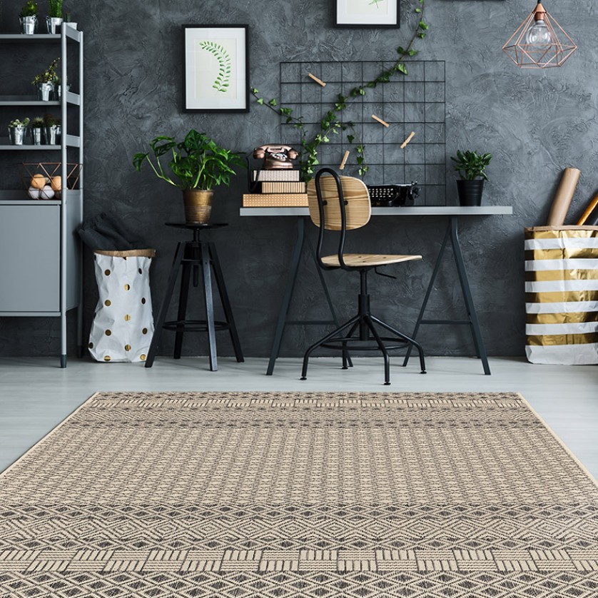 ΧΑΛΙ ETHNIK 1391D GREY-ECRU - 160X230 NewPlan ΧΑΛΙ ETHNIK 1391D GREY-ECRU - 160X230 NewPlan