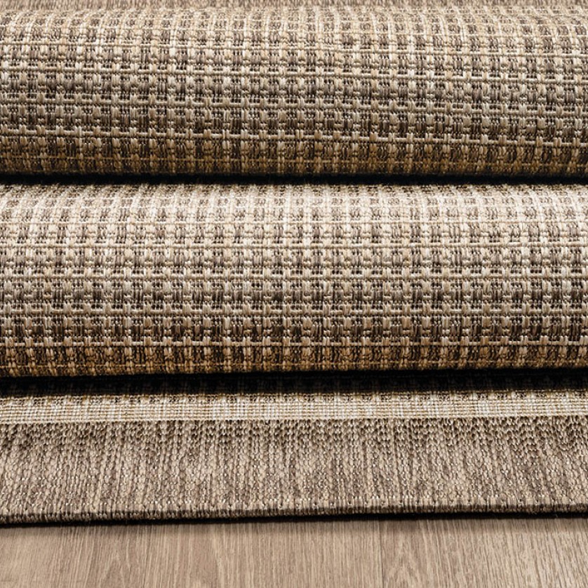 ΧΑΛΙ ETHNIK  202822C BROWN/CARAMEL BEIGE - 133X190  NewPlan