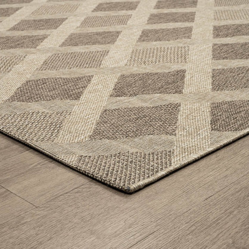 ΧΑΛΙ ETHNIK  203729C BROWN/CARAMEL BEIGE - 200X285  NewPlan