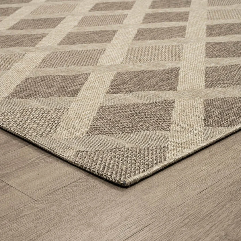 ΧΑΛΙ ETHNIK  203729C BROWN/CARAMEL BEIGE - 133X190  NewPlan