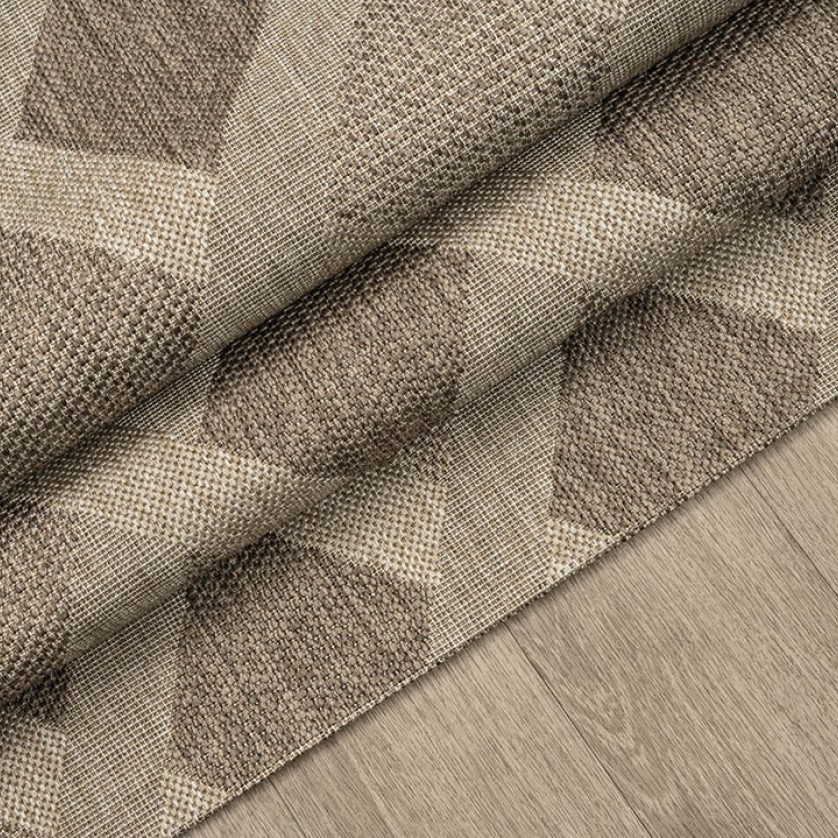 ΧΑΛΙ ETHNIK  203729C BROWN/CARAMEL BEIGE - 200X285  NewPlan