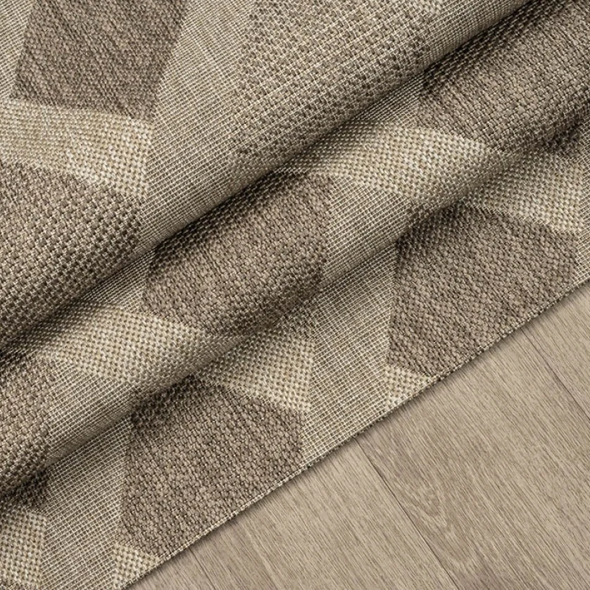 ΧΑΛΙ ETHNIK  203729C BROWN/CARAMEL BEIGE - 133X190  NewPlan