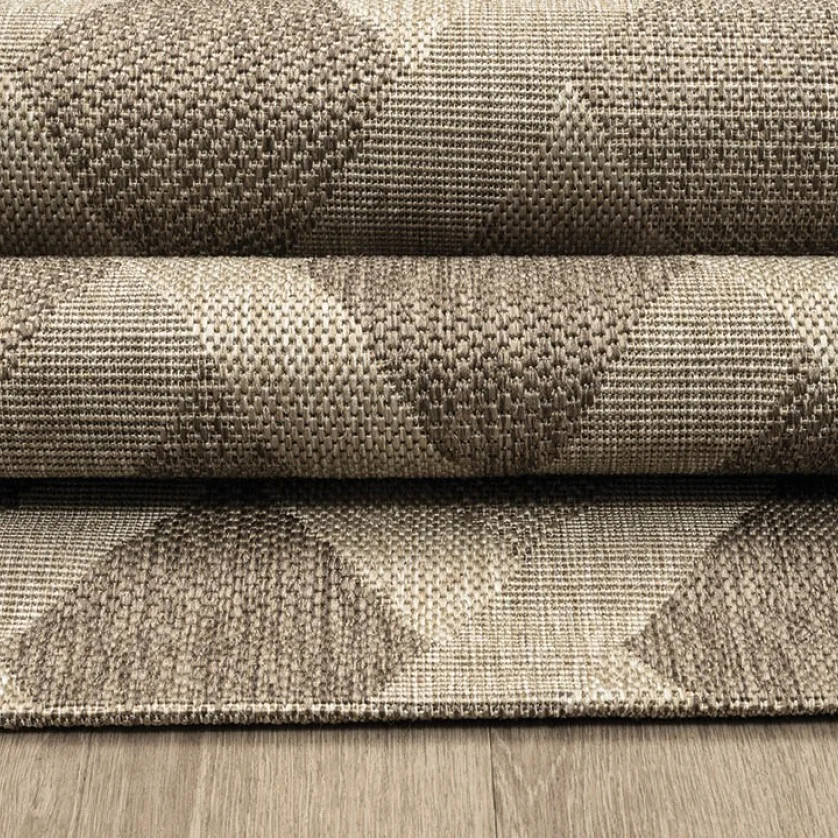 ΧΑΛΙ ETHNIK  203729C BROWN/CARAMEL BEIGE - 133X190  NewPlan