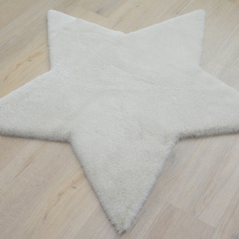 ΧΑΛΙ PUFFY FC3B BEIGE STAR ANTISLIP - 160X160  NewPlan