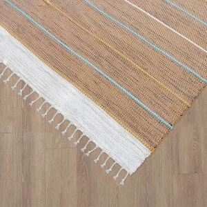 img-ΧΑΛΙ RIBELLA ΧΕΙΡΟΠΟΙΗΤΟ 200 BEIGE - 070X190  NewPlan