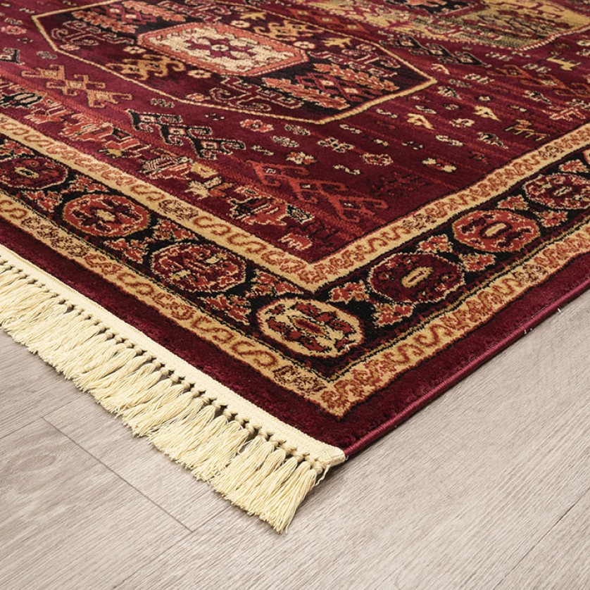 ΧΑΛΙ PERSIA 6057 BURGUNDY ΜΕ ΚΡΟΣΣΙ - 160X230  NewPlan