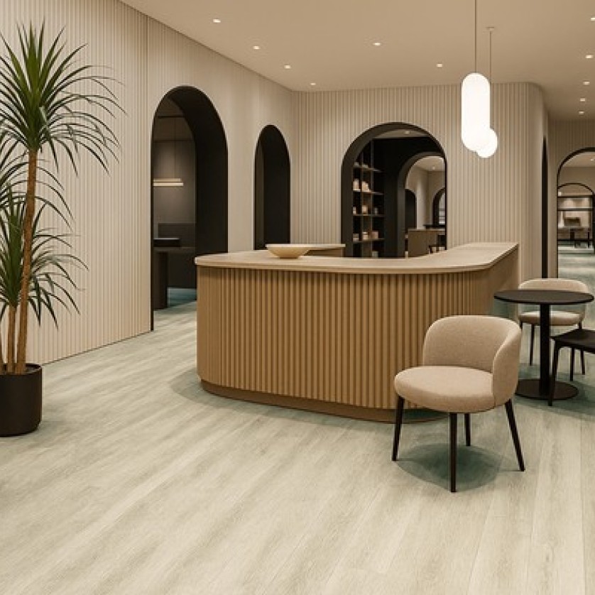 CLASSIC LVT ΒΙΝΥΛΙΚΗ ΛΩΡΙΔΑ 2.5mm BEIGE OAK 93628 NewPlan