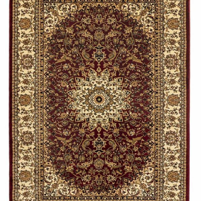 ΧΑΛΙ PERSIA 1019 BURGUNDY ΜΕ ΚΡΟΣΣΙ - 160X230  NewPlan