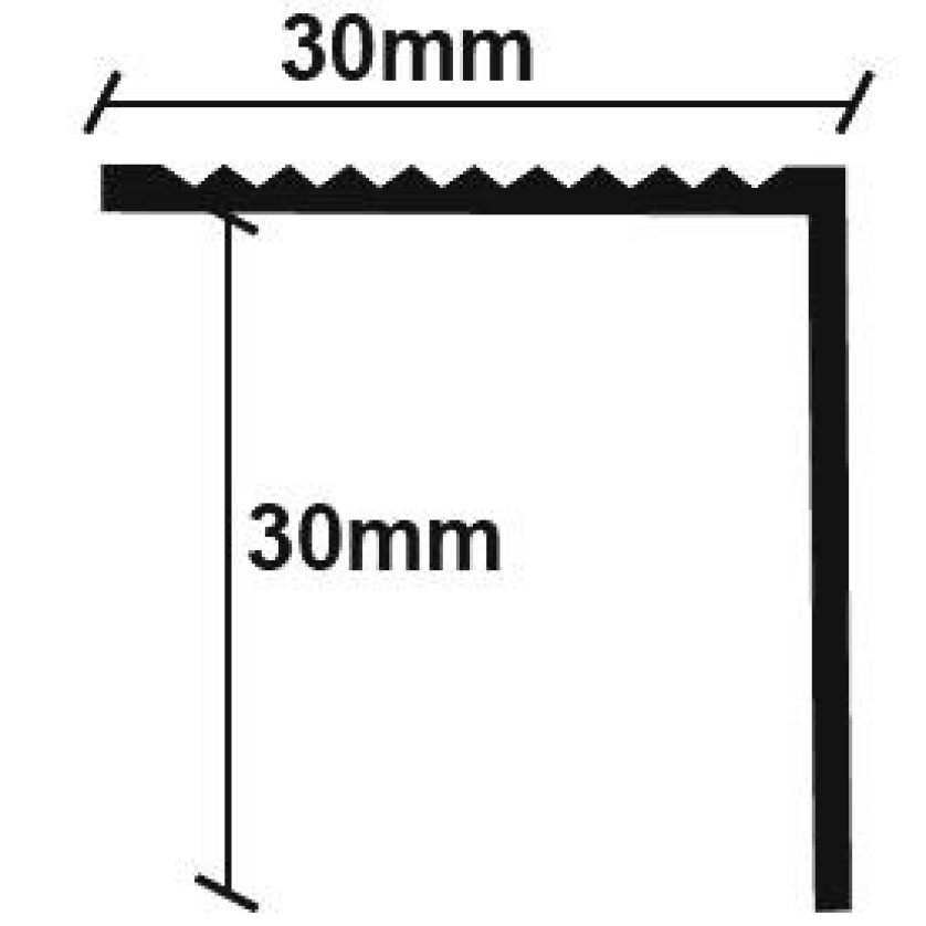 ΠΡΟΦΙΛ LAMINATE ΓΩΝΙΑ  ΧΡΥΣΟ  30Χ30Χ2750mm NewPlan