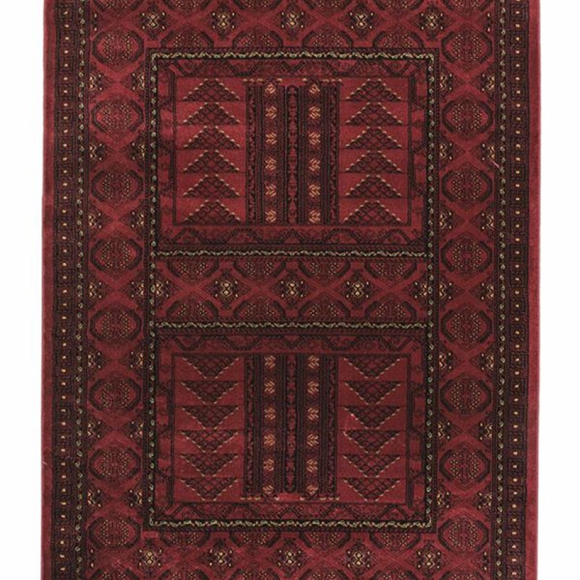 ΧΑΛΙ PERSIA 2288 BURGUNDY ΜΕ ΚΡΟΣΣΙ - 133X190  NewPlan