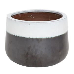 Βάζο Ανθρακί Λευκό (54x54x40) Soulworks 0440060 img-Βάζο Ανθρακί Λευκό (54x54x40) Soulworks 0440060