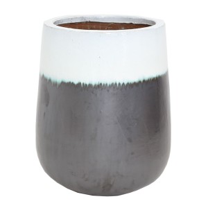 Βάζο Ανθρακί Λευκό (54x54x65) Soulworks 0440063 img-Βάζο Ανθρακί Λευκό (54x54x65) Soulworks 0440063