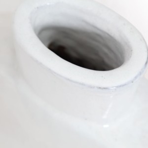 img-Διακοσμητικό βάζο Λευκό (69x26x73) Soulworks 0440066