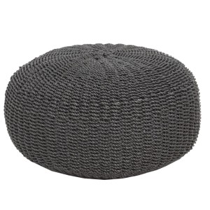 img-Πουφ Matera μαύρο (60x60x30) Soulworks 0490104