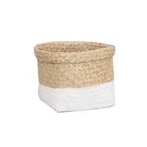 img-Καλάθι Tasmania φυσικό με λευκό S (24/18x18x18) Soulworks 0510011