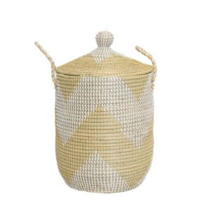 img-Καλάθι Απλύτων Tortilla με καπάκι και χερούλια (38x33/45) Soulworks 0510044