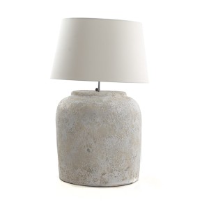 img-Κεραμικό Επιτραπέζιο Φωτιστικό Zimp White Classic (40x40x45) Soulworks 0630001