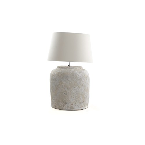 img-Κεραμικό Επιτραπέζιο Φωτιστικό Zimp White Classic (40x40x45) Soulworks 0630001