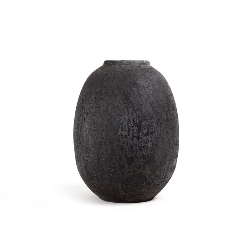 Κεραμικό Διακοσμητικό Βάζο Siso Nic Black Spot Gray Small (22x22x31) Soulworks 0630060 Κεραμικό Διακοσμητικό Βάζο Siso Nic Black Spot Gray Small (22x22x31) Soulworks 0630060