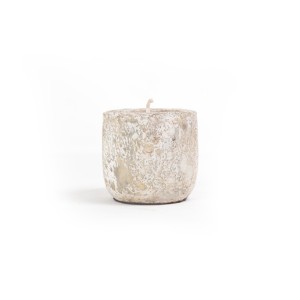 img-Κεραμικό Κηροπήγιο Mingi White Classic Small (11x11x10) Soulworks 0630065