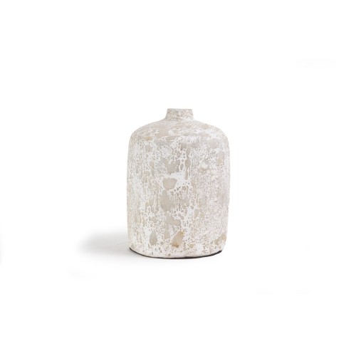 img-Κεραμικό Διακοσμητικό βάζο Siso Ban White Classic Medium (20x20x32) Soulworks 0630070