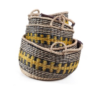 img-Σετ 5 Καλάθια Cocktail (40x40x22)+(35x35x20)+(30x30x18)+(25x25x16)+(20x20x14) Soulworks 0680005